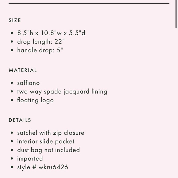 Kate spade Cameron monotone medium satchel - Picture 5 of 10